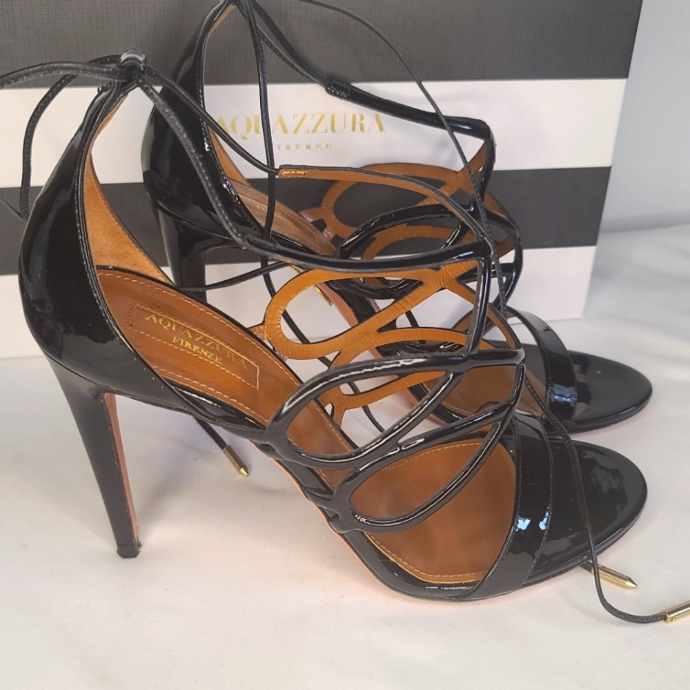 Aquazzura Gigi patent Leather sandals